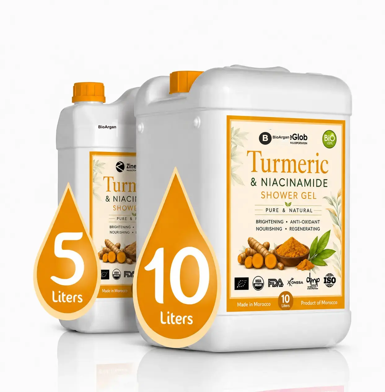 Bulk Turmeric Niacinamide Shower Gel