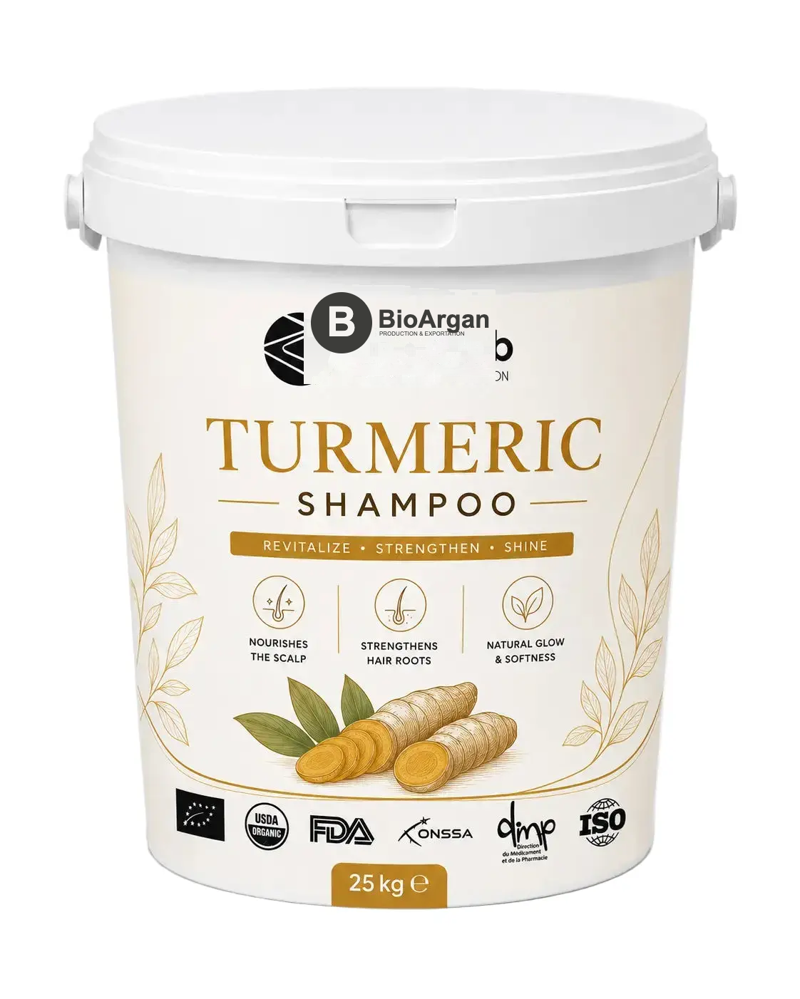 Bulk Turmeric Shampoo Wholesale Supply
